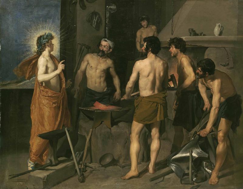 Diego Velazquez Apollo in the Forge of Vulcan